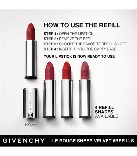 Givenchy le rouge wine